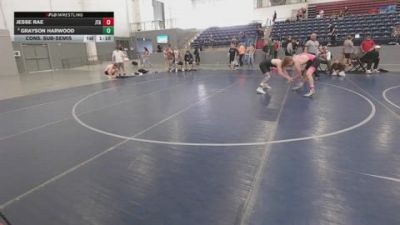 132 lbs Cons. Sub-semis - Grayson Harwood vs Jesse Rae, Jimenez Trained Academy