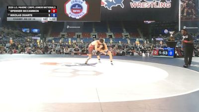 120 lbs Champ. Rd Of 16 - Spenser McCammon, Indiana vs Nikolas Duarte, Illinois