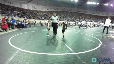 49 lbs Round Of 64 - N'cyla Brown, OKC Saints Wrestling vs Colton Anglin, Skiatook Youth Wrestling 2022-23
