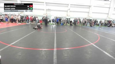 108 lbs 7th Place - Blaine Welsh, MD vs Xavier Lewis, DE