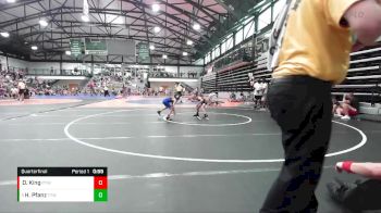 57-61 lbs Quarterfinal - Hudsyn Pfanz, TJ Trained Wrestling vs Dash King, Petersburg Youth Wrestling