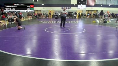 190 lbs Quarterfinal - Divine Akili, Linn-Mar vs Carly Knapp, Western Dubuque