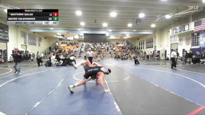 138 lbs Cons. Round 3 - Mateo Valdorinos, Chino vs Matthew Salas, Los Alamitos