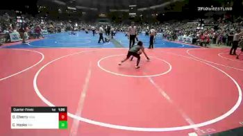 100 lbs Quarterfinal - Olivia Cherry, Noble Takedown Club vs Cheyenne Hooks, Pin-King All Stars