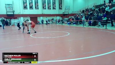 184 lbs 3rd Place Match - Pablo Hernandez, Unattached vs Matthew Muller, Unattached