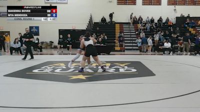 180 lbs Cons. Round 1 - Makenna Bovee, Carthage College vs Mya Mendoza, Upper Iowa