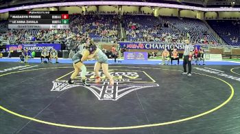 Girls-190 lbs Quarterfinal - Madasyn Frisbie, Belding Area Hs Girls vs Le`anna Zavala, West Ottawa Hs Girls