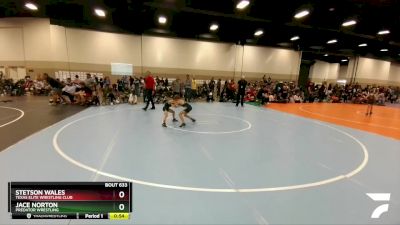 54-54 lbs Round 3 - Stetson Wales, Texas Elite Wrestling Club vs Jace Norton, Predator Wrestling