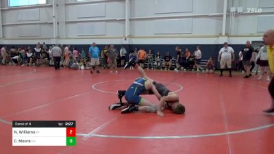 160-S lbs Consi Of 4 - Nathaniel Williams, KY vs Conner Moore, OH
