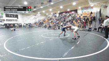 132 lbs Cons. Semi - Daniel Campos, La Quinta/LQ vs Sebastian Cardona-Perez, Santa Ana