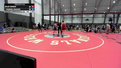 Junior Boys FS - 132 lbs Cons. Round 6 - Silas Varner, CA vs Dominic Bozanic, CA