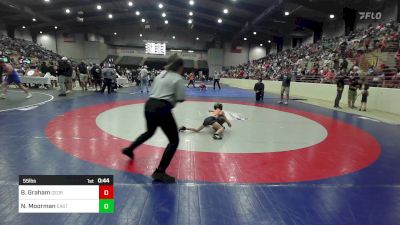 55 lbs Quarterfinal - Braylen Graham, Georgia vs Nolan Moorman, East Jackson Takedown Club