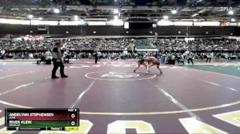 107 lbs Champ. Round 1 - Andelynn Stephensen, Juab vs River Klein, Douglas