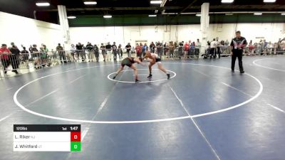 120 lbs Round Of 32 - Luke Riker, NJ vs Joseph Whitford, UT