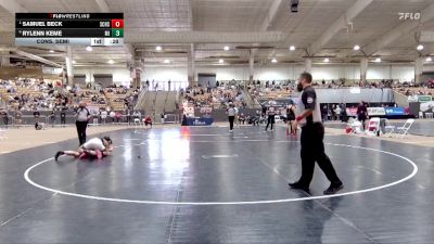 A 190 lbs Cons. Semi - Samuel Beck, Station Camp High School vs Rylenn Keme, Millington Central High School