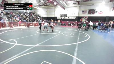 235 lbs Quarterfinal - Gabriella Cervantes, Bonita vs Katherine Luna, Downey