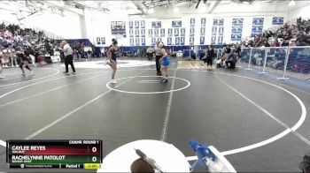 110 lbs Champ. Round 1 - Caylee Reyes, Walnut vs Rachelynne Patolot, Bishop Amat