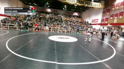 105A Semifinal - Fischer Lewis, Thermopolis Middle School vs Brayson Brummond, Dean Morgan