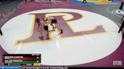 Champ. Round 1 - Brayden Canoyer, Waverly vs Roland Mendoza, Northwest