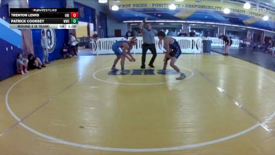 120 lbs Round 2 (8 Team) - Patrick Cooksey, Wakulla WC vs Trenton Lewis, Greasers