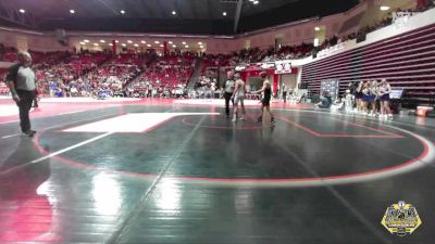 120 lbs Quarterfinals (8 Team) - Zane Haddock, SPERRY vs Bruer Vankirk, MARLOW