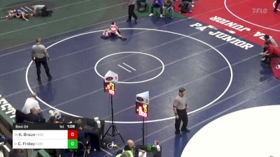 82 lbs Round Of 64 - Kaiden Braun, Freedom vs Carter Friday, Fort LeBoeuf