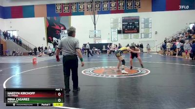 135 lbs Cons. Round 1 - Mina Casarez, Roosevelt vs Haedyn Kirchoff, Tillamook