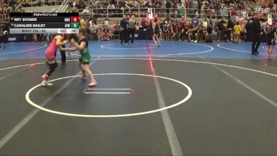 65 lbs Champ. Round 1 - Rey Stoner, G4orce Wrestling Club vs Caraline Bailey, Anna Youth Wrestling