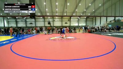 U16 GR - 120 lbs Cons. Round 2 - Raynor Jameson, Sons And Daughters Wrestling Club vs Griffin Steenson, Newberg Mat Club