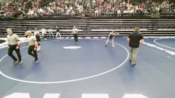 4A 132 lbs Champ. Round 1 - Hunter Mcbride, Ridgeline vs Carter Lantz, Highland