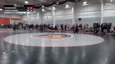 145 lbs Round 1 - Taylor Cutler, Adrian vs Jocelyn Velasco, Eastern Oregon