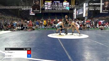152 lbs Cons 16 #1 - Ellis Pfleger, Wisconsin vs Aaron Galef, California