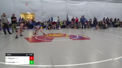 100 lbs Quarterfinal - Victor Wagner, Gibsonia vs Ryan Swingle, Keyser