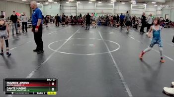 60 lbs Round 7 (8 Team) - Mavrick Jovino, Buxton Squeeze vs Dante Magno, Warhawks Wrestling