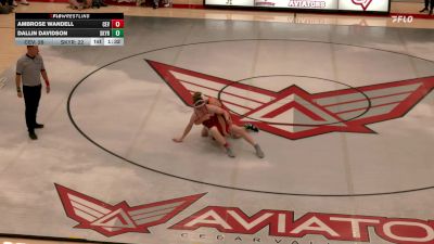 165 lbs Ambrose Wandell, Cedar Valley vs Dallin Davidson, Skyridge