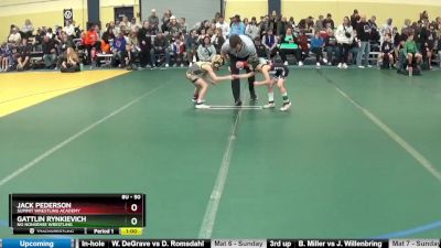 50 lbs Cons. Round 2 - Gattlin Rynkievich, No Nonsense Wrestling vs Jack Pederson, Summit Wrestling Academy