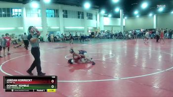 126 lbs Round 1 (16 Team) - Dominic Kemble, Ohio Titan Blue vs Jordan Korreckt, All In