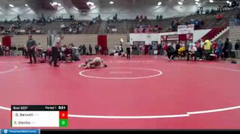 120 lbs 7th Place Match - Dylan Bennett, Penn High School vs Griffin Stanley, Chesterton