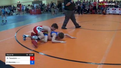 57 kg Rnd Of 16 - Gavin Teasdale, Unattached vs Phillip Moomey, Nebraska Golden Eagles Wrestling Club