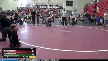 60 lbs Cons. Round 2 - Wyatt Curvin, Gracin Wrestling School vs Dylan Erwin, Chelsea Wrestling