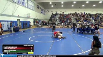 160 lbs Cons. Round 3 - Trentin Binns, Simi Valley vs Matthew Rivas, Santa Ana Wrestling