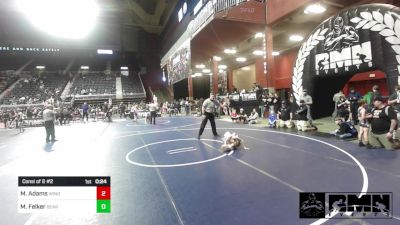 58 lbs Consi Of 8 #2 - Makhi Adams, Windy City WC vs Macoy Felker, Bear Cave WC