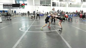 88 lbs 5th Place - Gavin Fernald, Smittys Wrestling Barn vs Nathan Dillon, Methuen