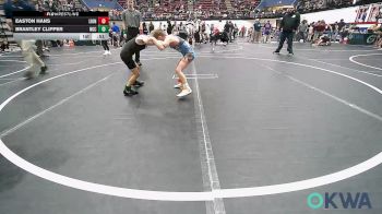49 lbs Semifinal - Easton Hans, Lions Wrestling Academy vs Brantley Clipper, Norman Grappling Club