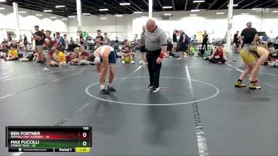 130 lbs Round 5 (6 Team) - Ben Fortner, Mayfield Mat Academy vs Max Fuccilli, Xtreme Team