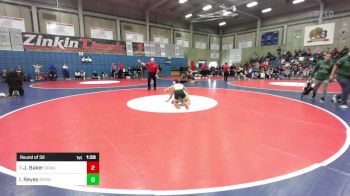 106 lbs Round Of 32 - Jack Baker, Granada vs Isaak Reyes, Redwood -Visalia