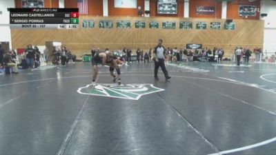 157 lbs Champ. Round 2 - Sergio Porras, Palomar College vs Leonard Castellanos, Santa Ana College