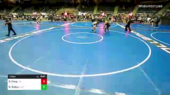 175 lbs Consi Of 4 - Derek Fong, Valiant Prep vs Rance Ridley, Tough N Technical Wrestling Club (TNTWC)