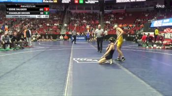3A-106 lbs Cons. Round 3 - Eddie Salgado, Ankeny vs Chandler Brown, Indianola