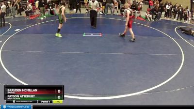 86 lbs Champ. Round 1 - Brayden McMillan, Ravage vs Payson Attebury, High Kaliber